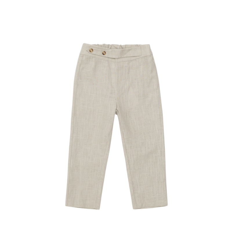 Surua Linen Trousers | Soft Taupe