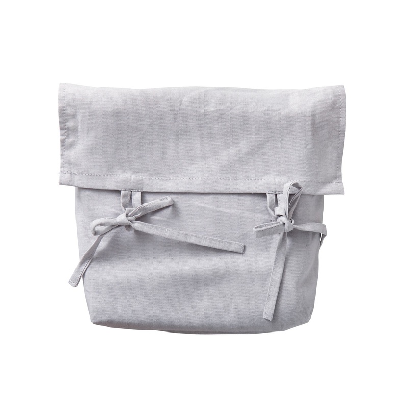 Wood Vorhang fr Mini+ halbhohes Bett- grau