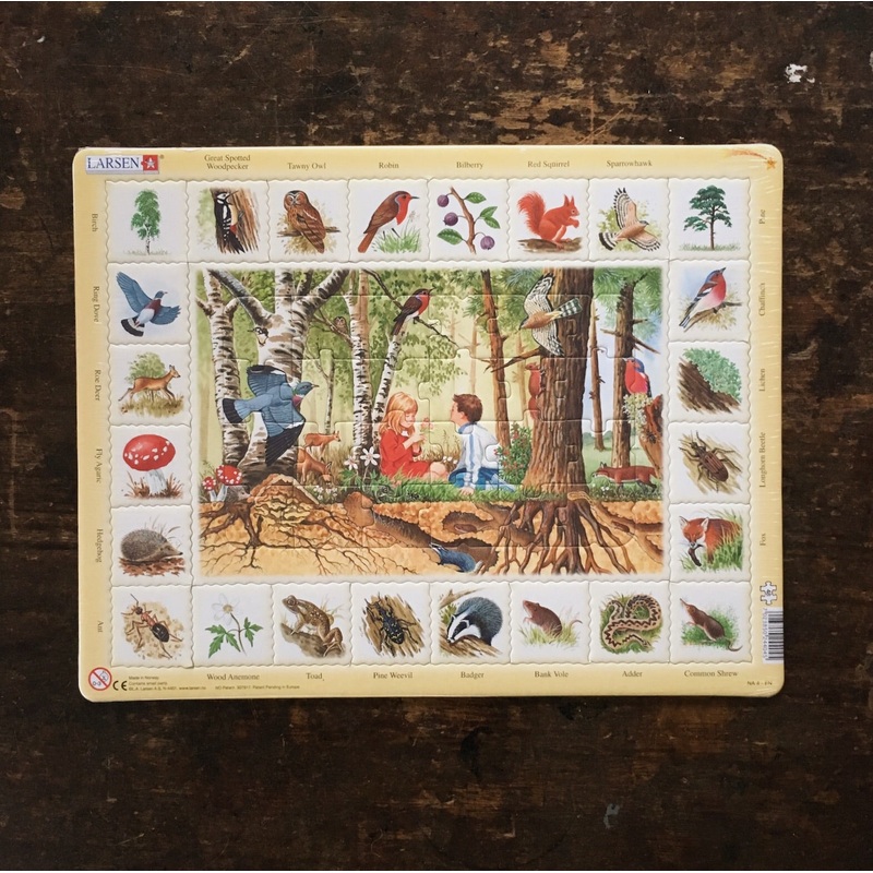 Cardboard Puzzle 48 pieces – Forest