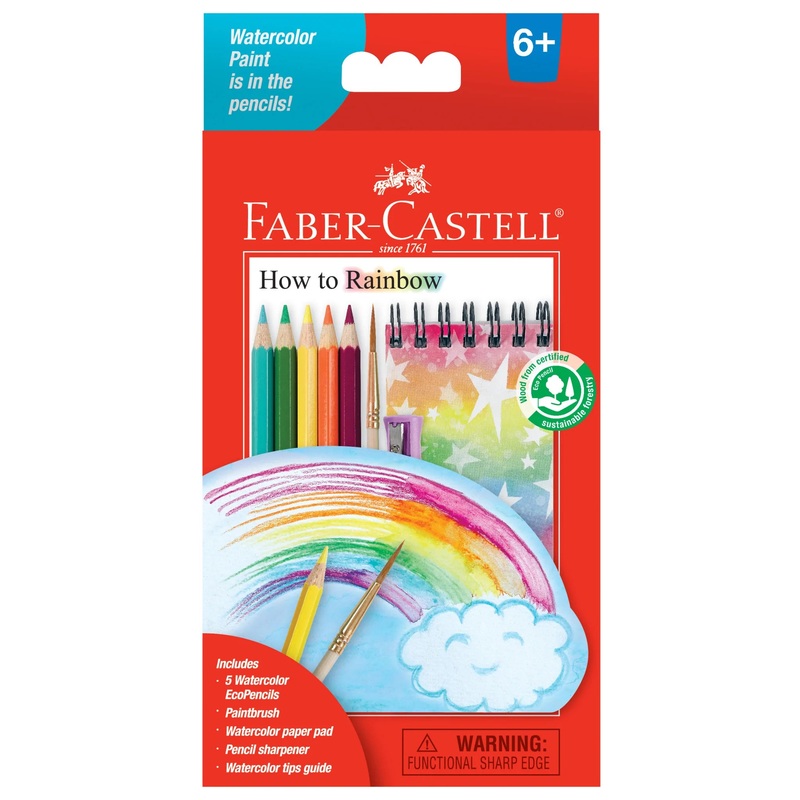 Creativity for Kids 14355 How to Rainbow-Watercolor Pencil Starter