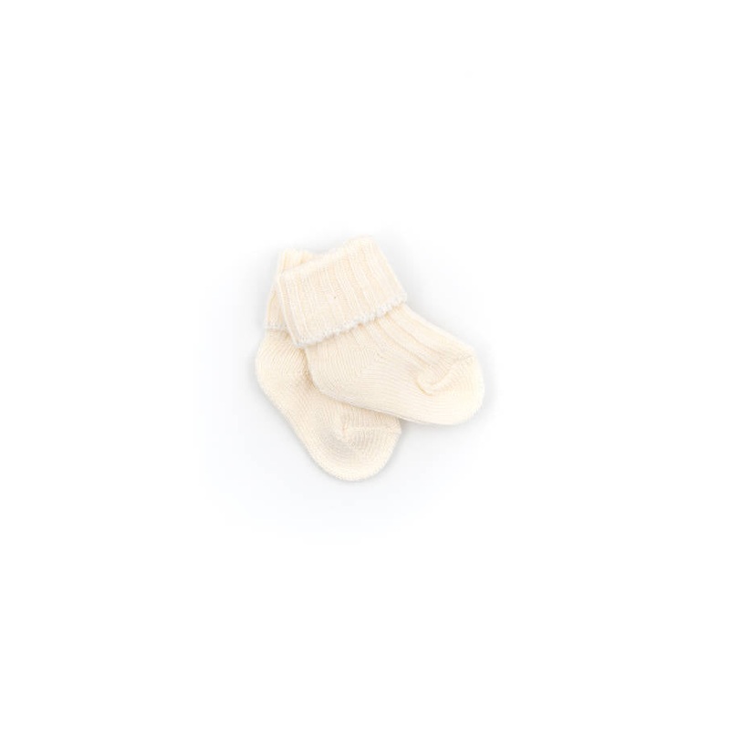 Thick Bamboo Socks – CREAM 02