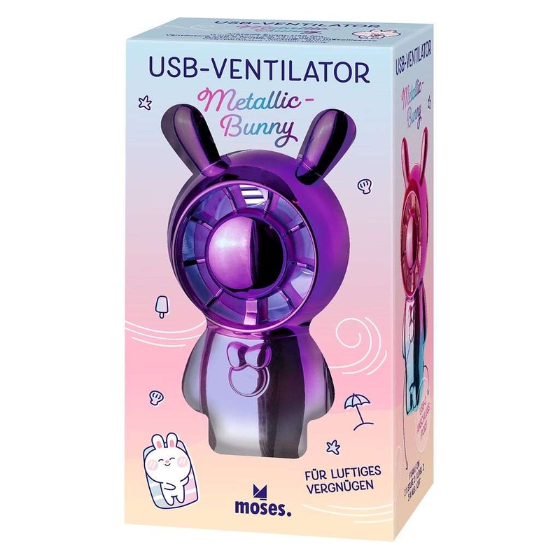 USB-Ventilator Metallic Bunny