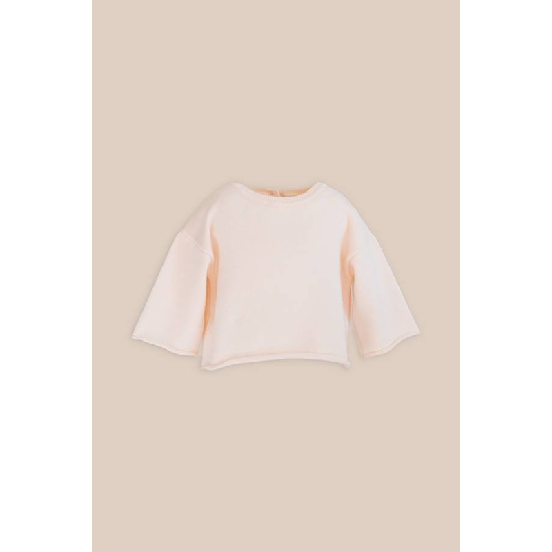 Wide knit baby sweater – PINK 04