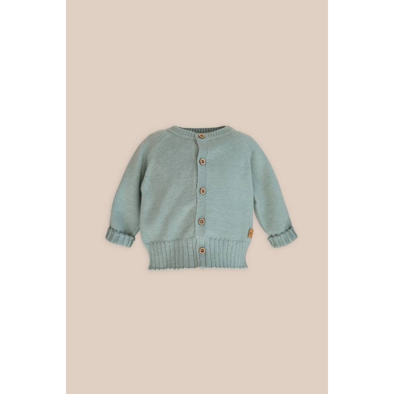 Baby Cardigan – ARMY GREEN 041