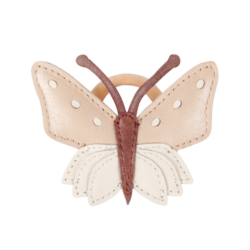 Zaza Sky Hair Tie | Butterfly | Powder Metallic Nubuck