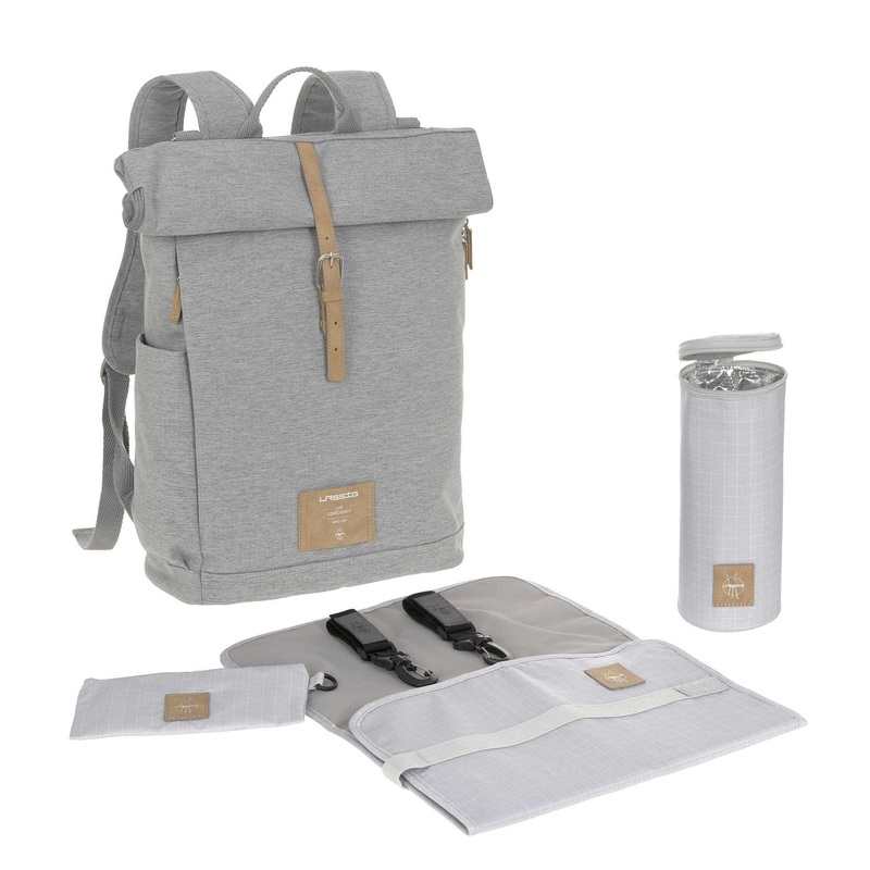 Wickelrucksack Rolltop Backpack/ Grey