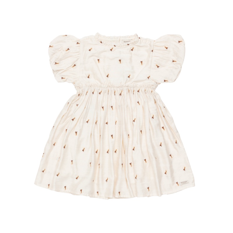 Clarize Dress | Bees | Warm White