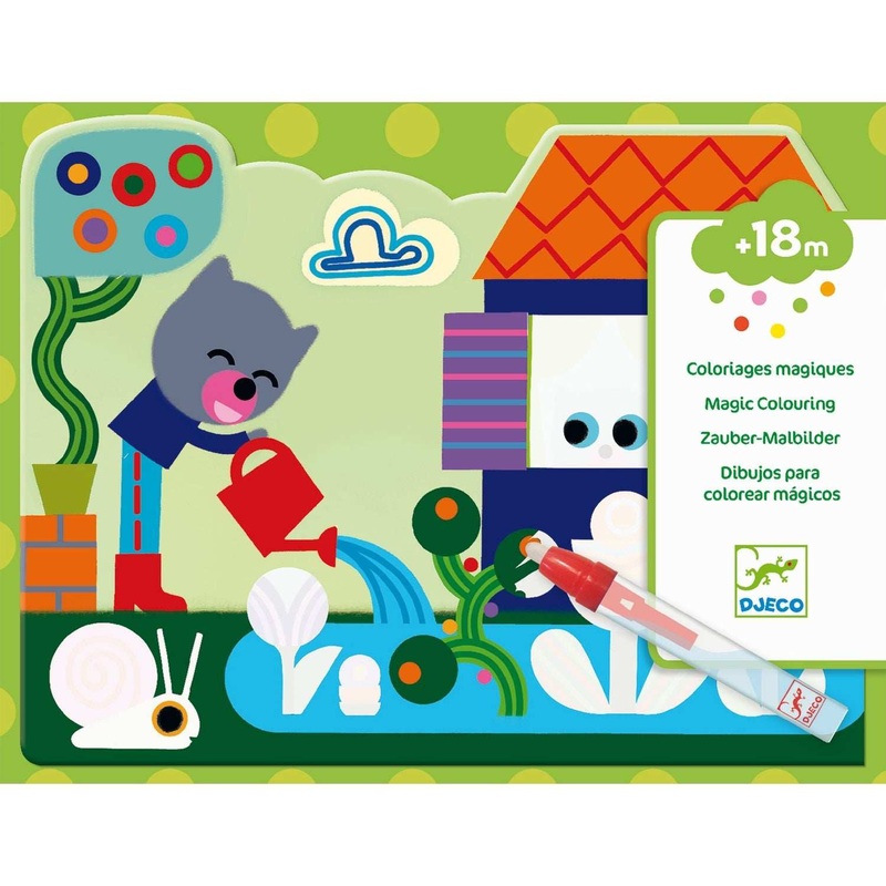 Wassermalen: Im Garten versteckt