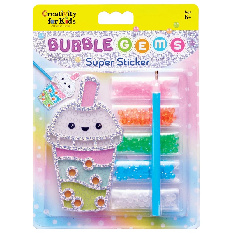 Creativity For Kids 6468 Bubble Gemssuper Sticker Bubble Tea