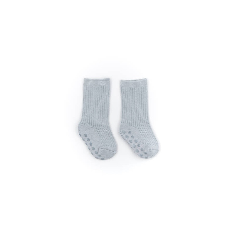 Bamboo Anti-Slip Sock – Light Blue 03