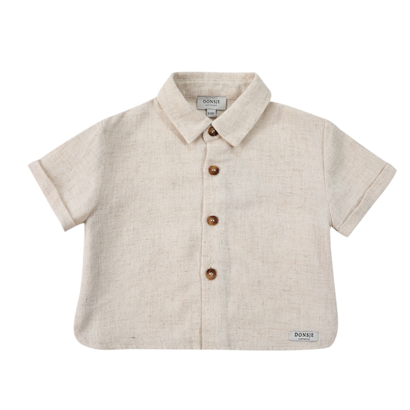 Lerie Shirt | Warm White Melange