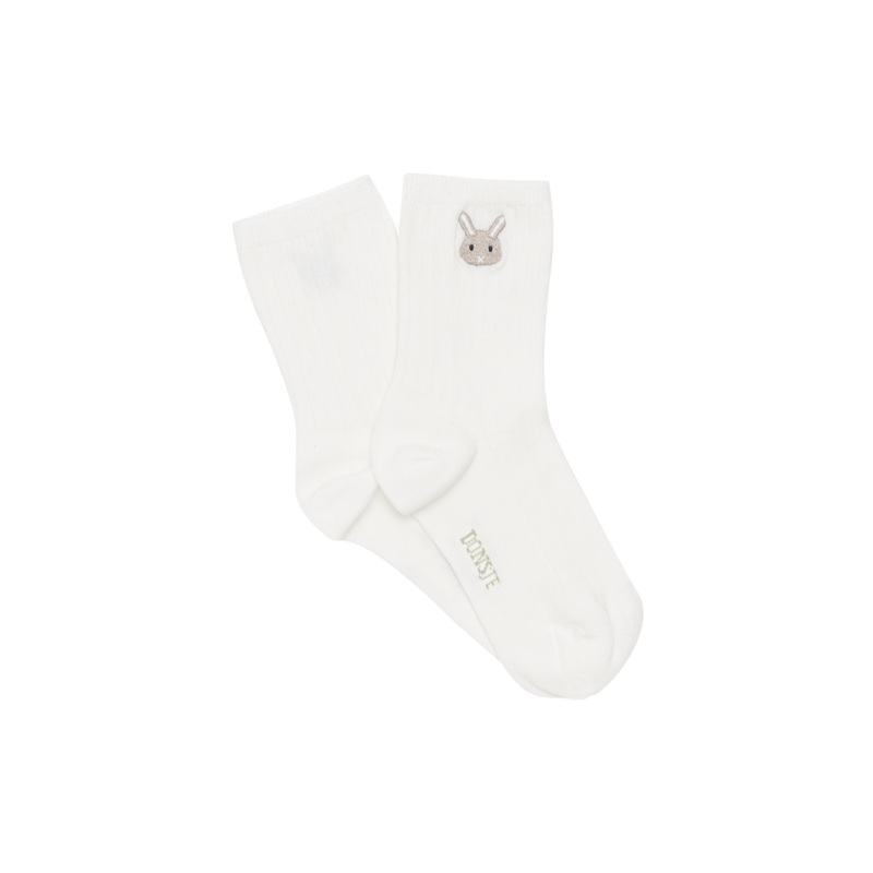 Qell Socks | Bunny | Warm White