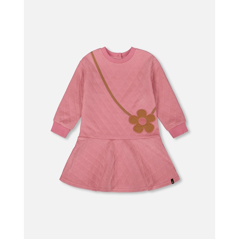 Quilted Dress Purple Pink