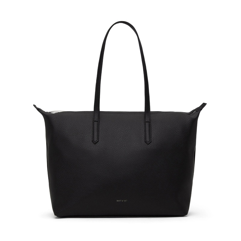 Abbi Vegan Tote Bag – Purity Black