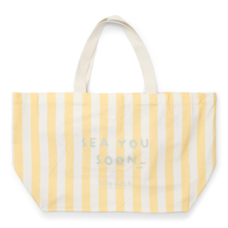 Beach Bag – Sunny Yellow Stripe