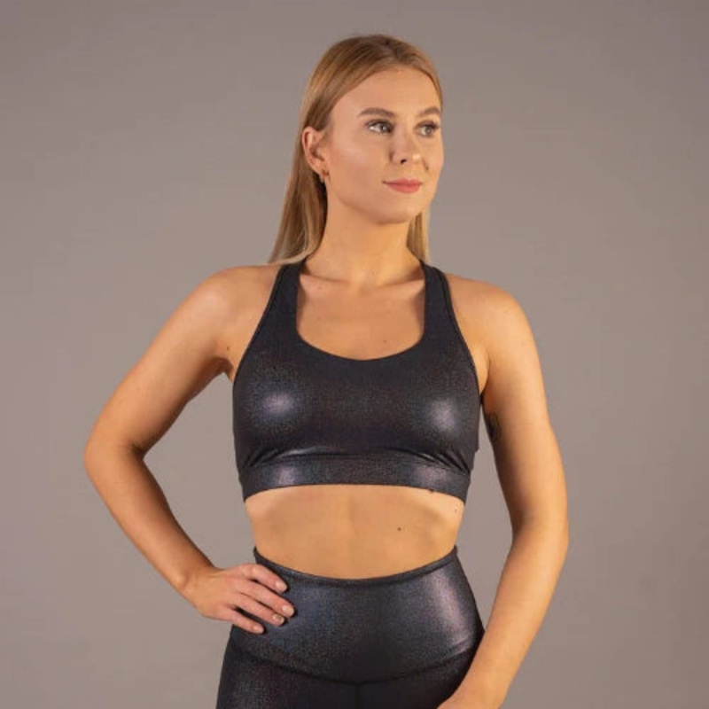 Shimmer Bra – Black L