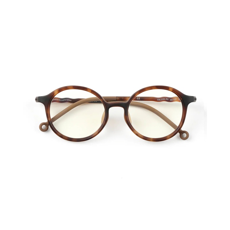 Adult Oval Screen Glasses Tortoiseshell