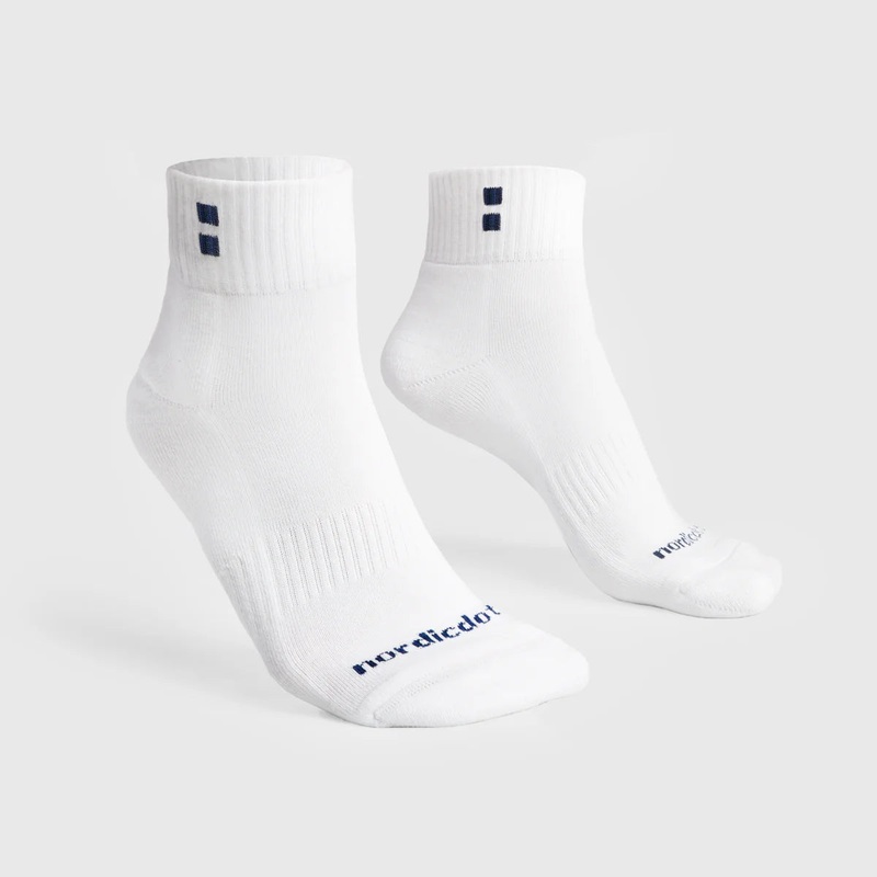 Men’s Club Socks White – 2 Pack S/M