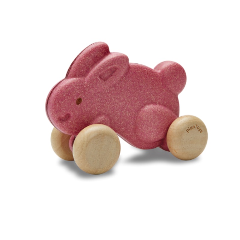 Pull-along Bunny – Pink