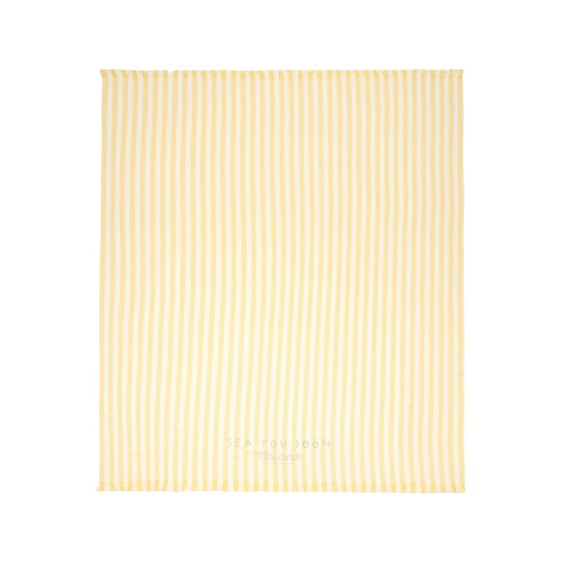Beach Towel – Sunny Yellow Stripe