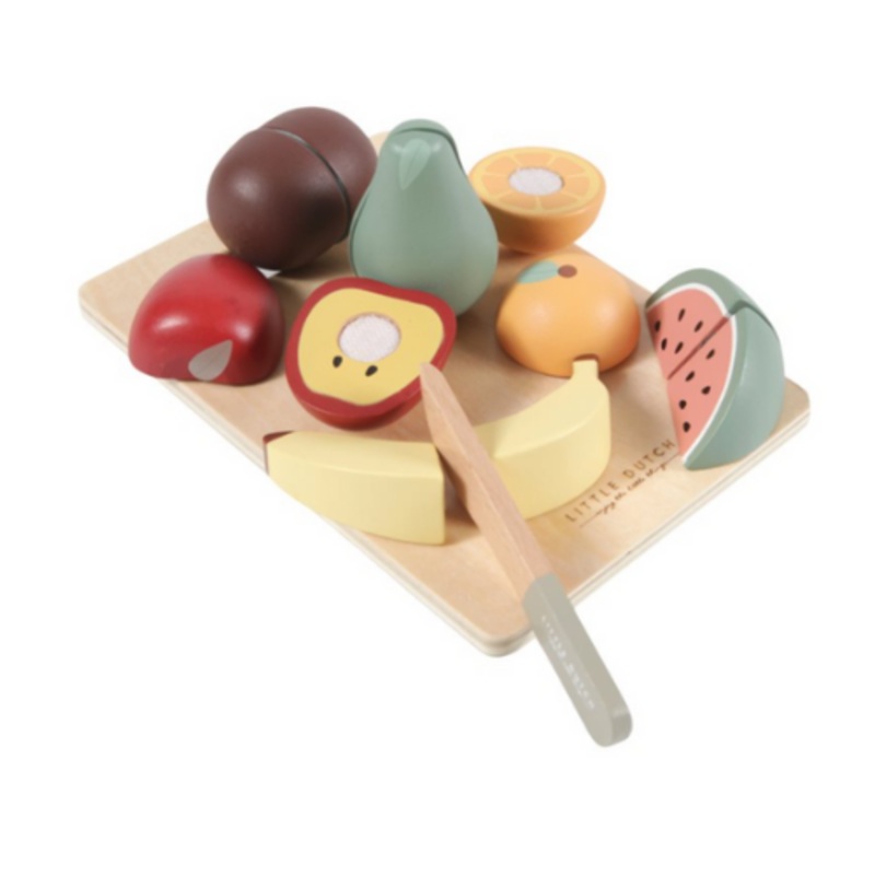Wooden cutting fruits