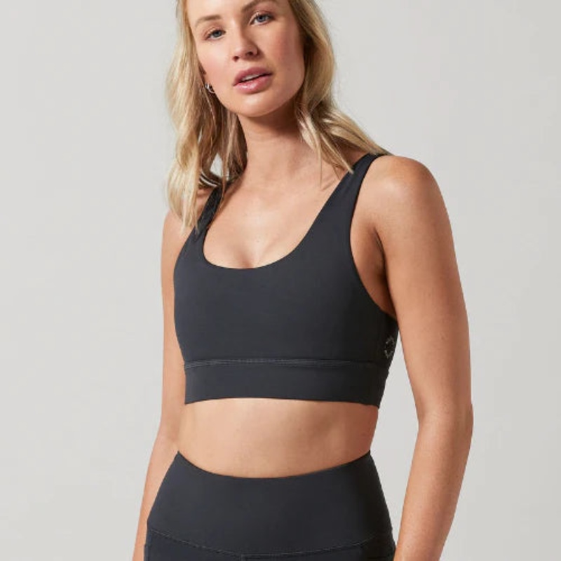 Thea Sports Bra in Coal XS