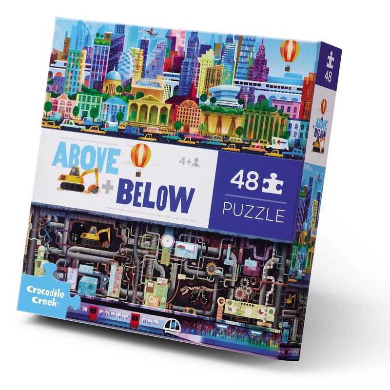 Above + Below 48-Piece Puzzle – Big City