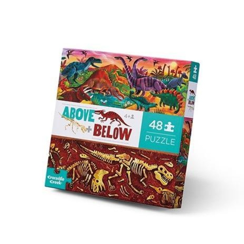 Above + Below 48-Piece Puzzle – Dinosaur World