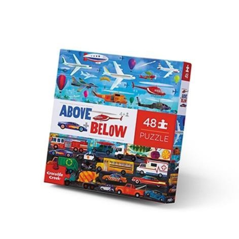 Above + Below 48-Piece Puzzle – Things That Go