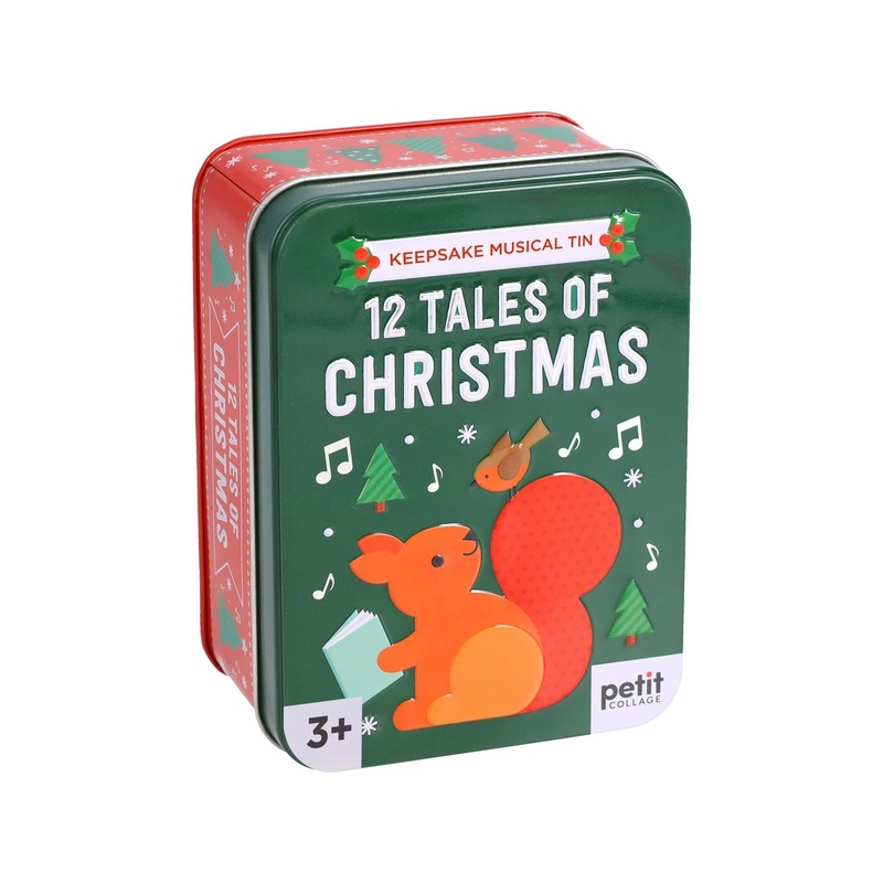 12 Tales of Christmas with Wind-up Musical Tin
