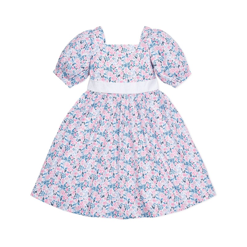 Hope and Henry – Puff Sleeve Party Dress 2T English Floral