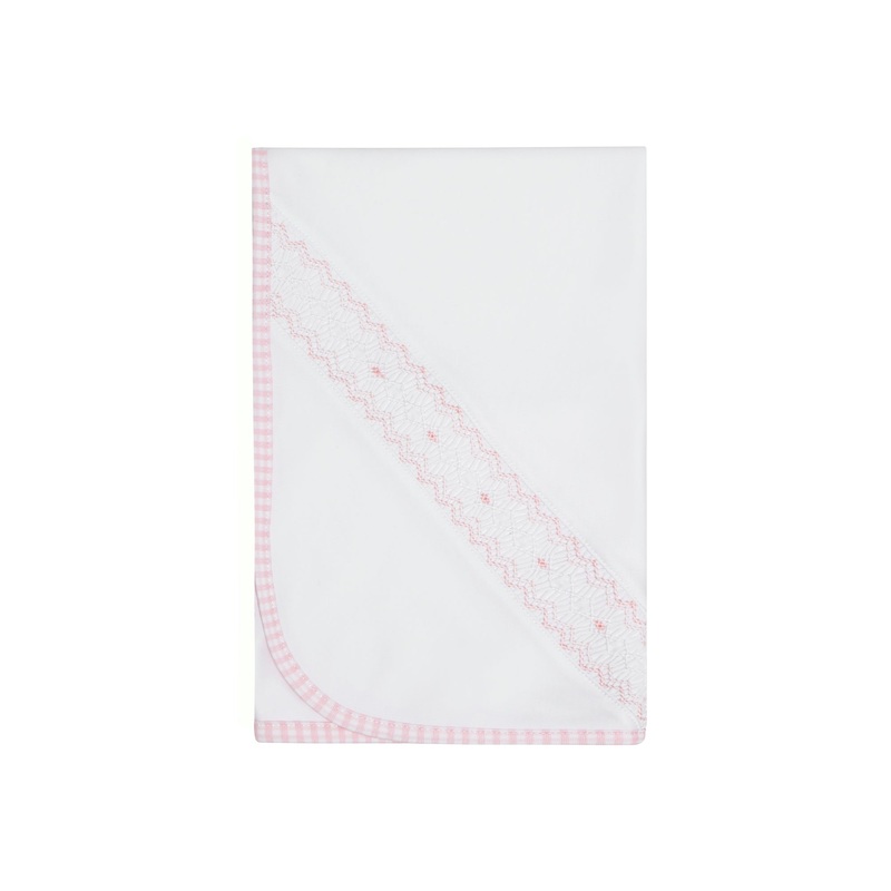 Pink Gingham Blanket Pink One Size