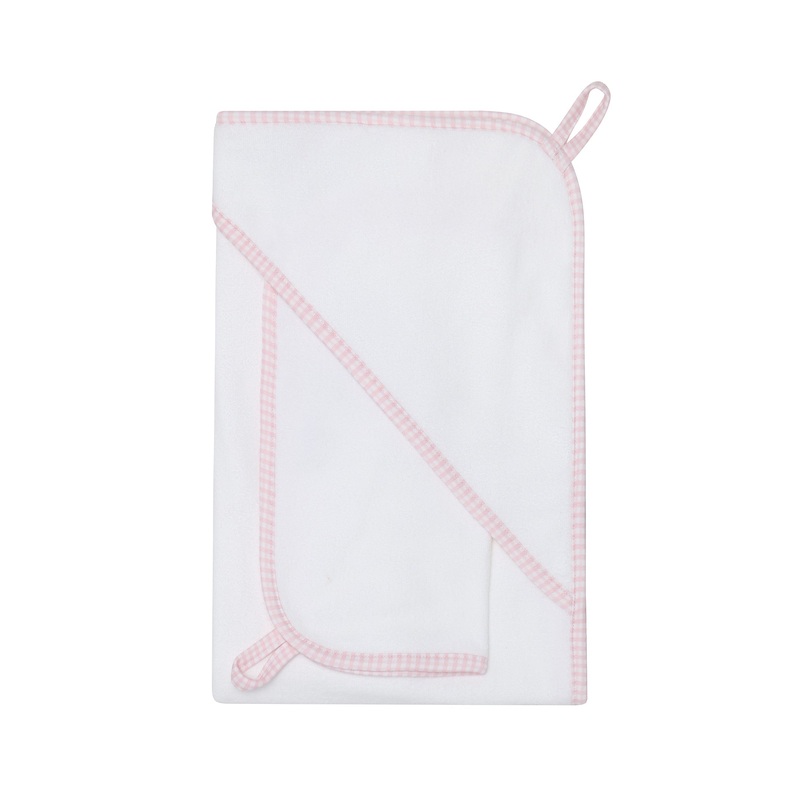 Pink Gingham Towel Pink One Size