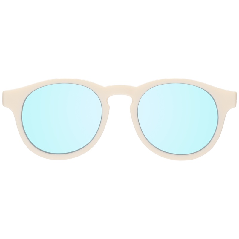 Babiators – Sweet Cream Keyhole with Blue Lens: Ages 3-5
