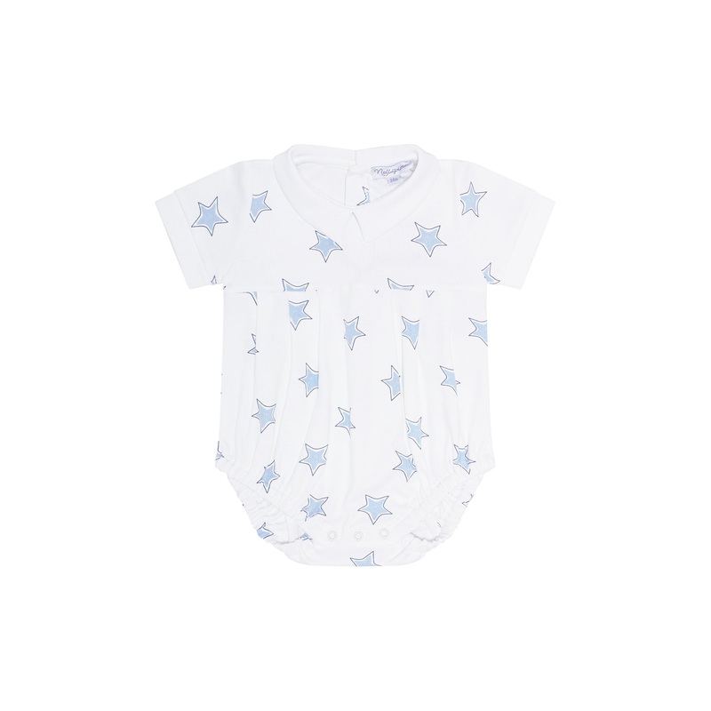 Blue Stars Print Bubble Blue 0 – 3M