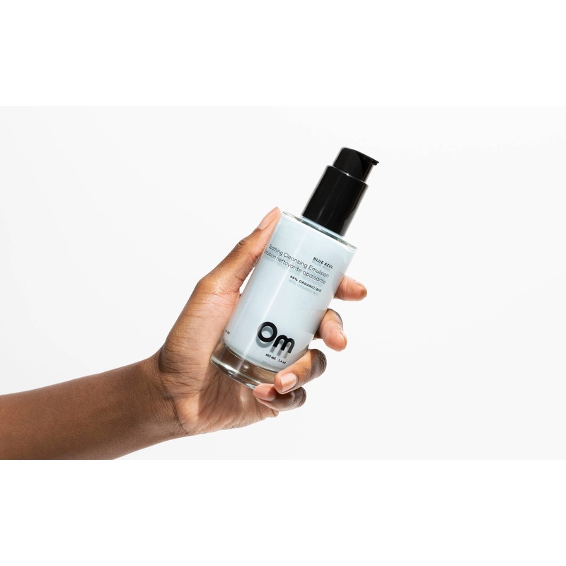 Om Organics Skincare – Blue Azul Soothing Cleansing Emulsion: Full Size – 102 ml