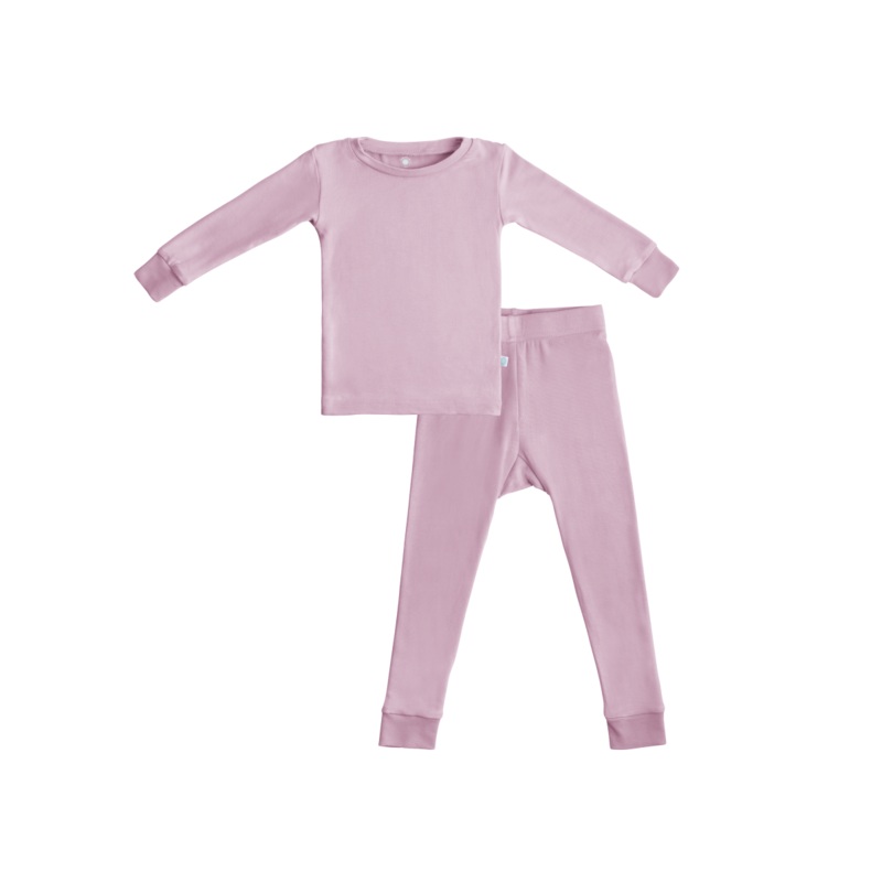 Toddler/Kids Bamboo Pajamas – Misty Mauve 2T