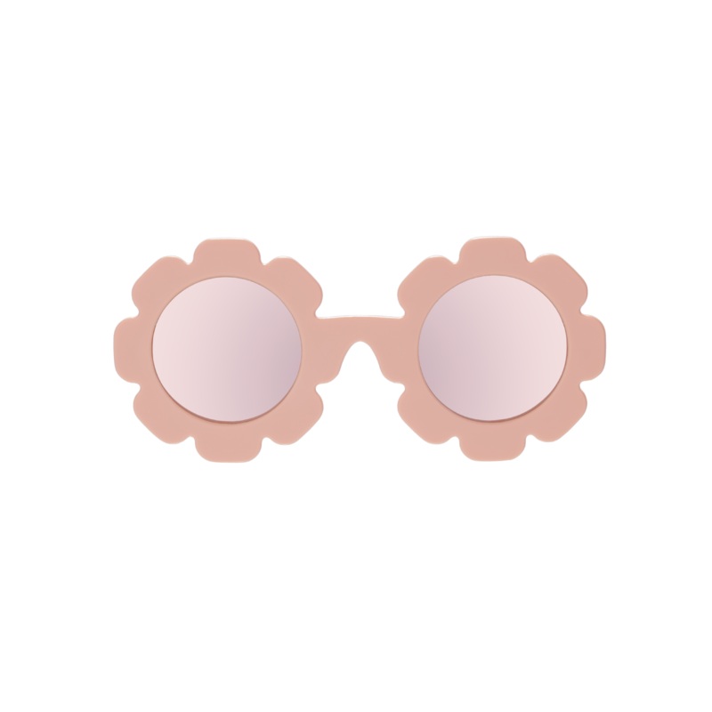 Babiators – Peach Keen Polarized Flower Sunglasses with Mirrored Lens: Ages 6+