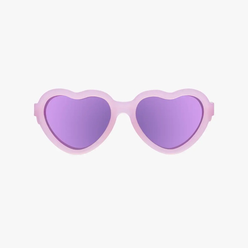 Babiators – Polarized Heart Sunglasses: Ages 0-2 / Frosted Pink