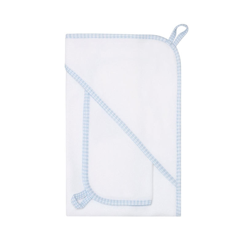 Blue Gingham Towel Blue One Size