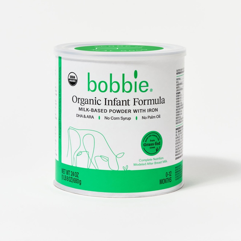 Bobbie Organic Baby Formula (In-Store Pick-up or Local Courier Service)-New Biggie Size 24 oz
