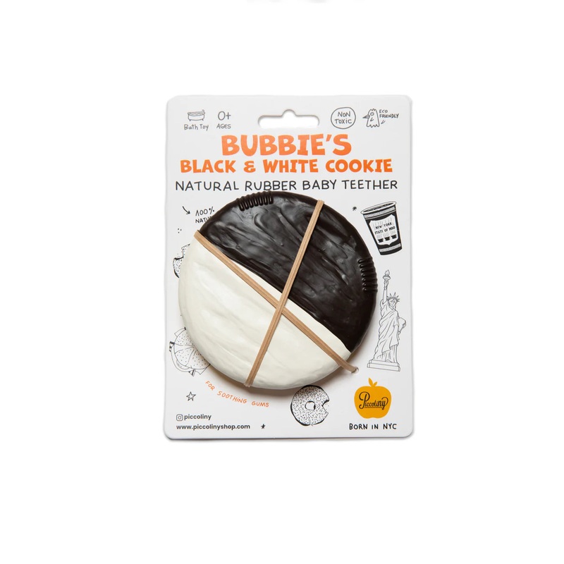 Bubbies Black & White Cookie Teether