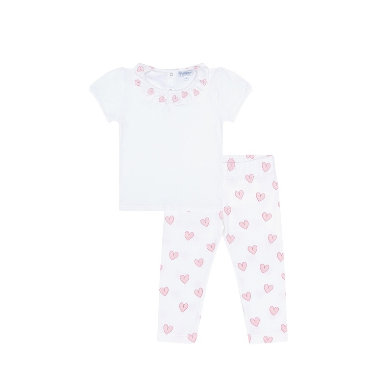 Pink Heart Tee-Leggings Set Pink 9 – 12M