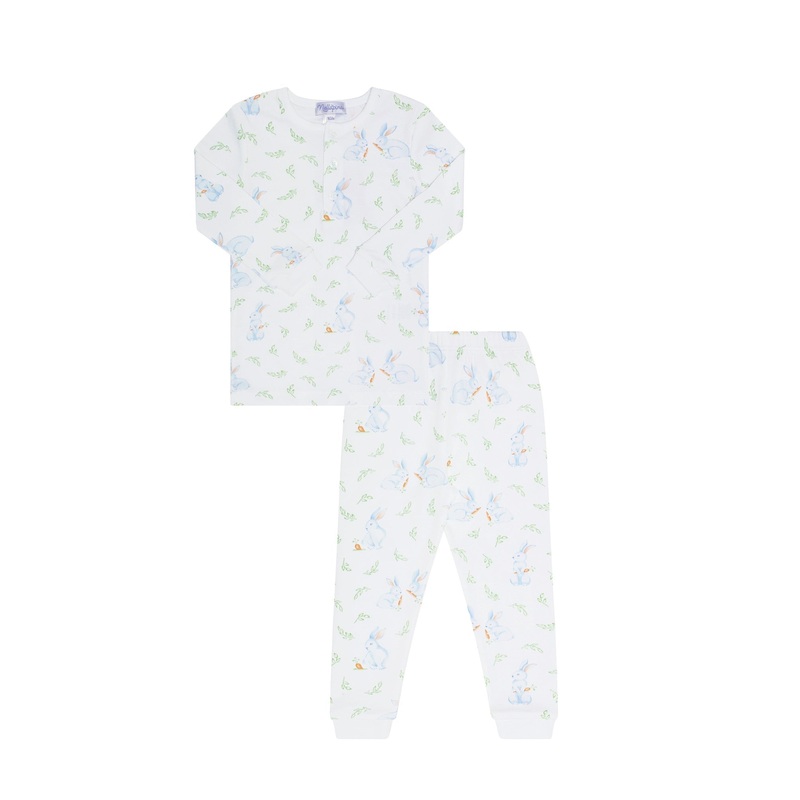 Blue Bunny Print Pajama 9 – 12M