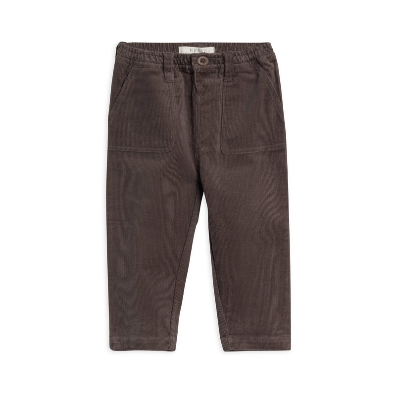 Colored Organics – Kent Corduroy Pant Ash 3-6m