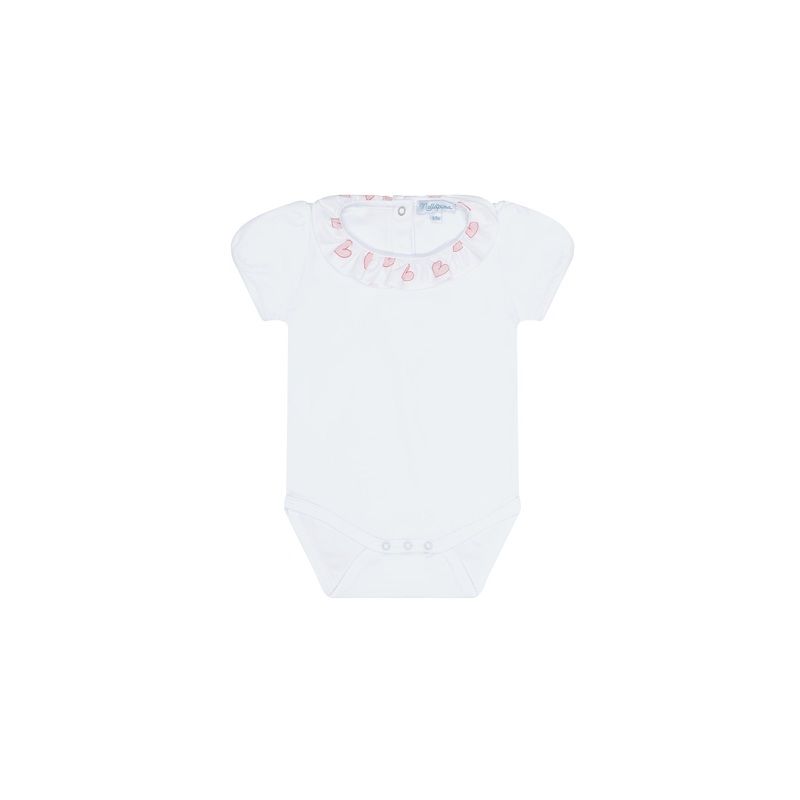 Pink Heart Print Onesie Set Pink 0 – 3M