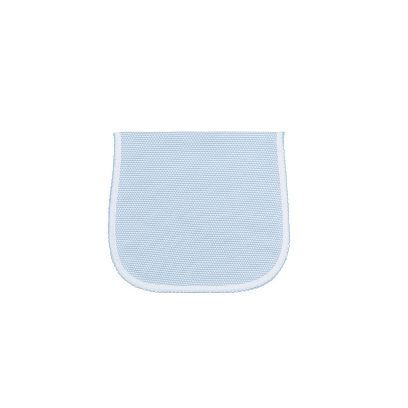 Blue Bubble Burp Cloth Blue One Size