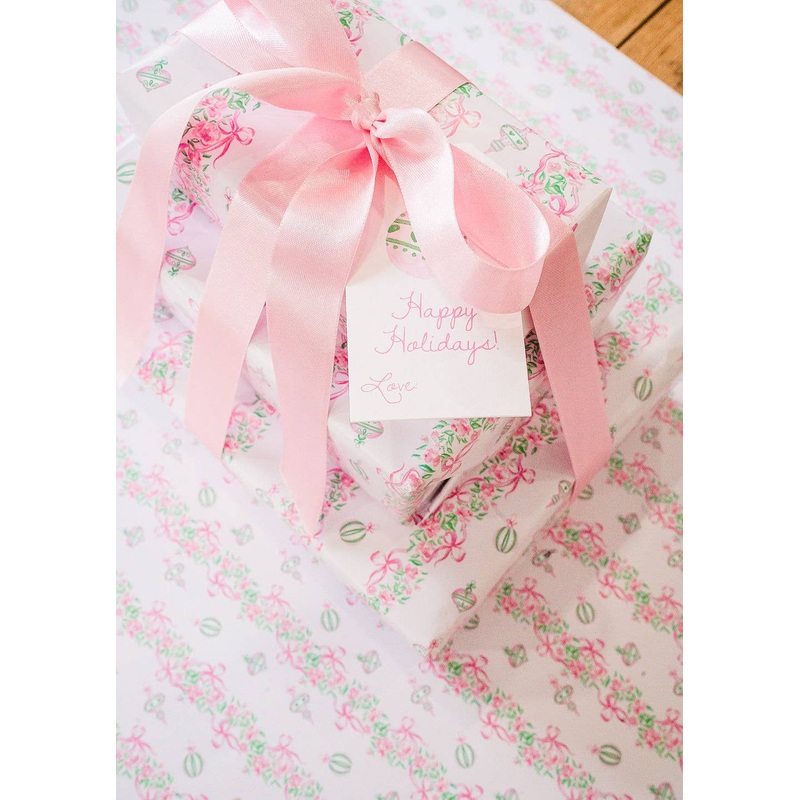 Pearly Gates Designs – A Pink Christmas Wrapping Paper