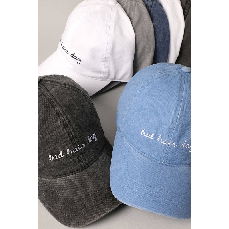BAD HAIR DAY Baseball Cap Sky Blue