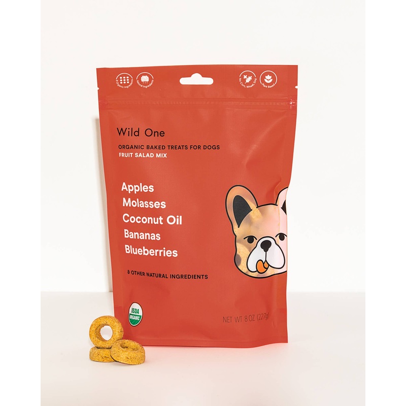 Wild One – OrganicFruit Salad Vegan Baked Dog Treats